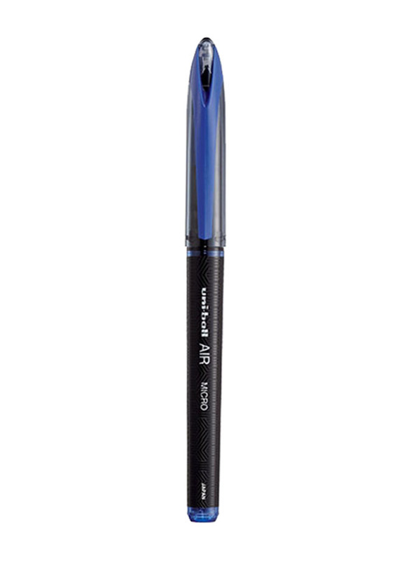Mitsubishi Air Micro Rollerball Pen, Black/Blue