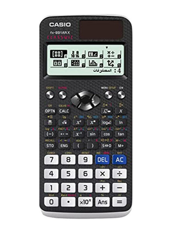 Casio Arabic & English Scientific Calculator with 542-Functions, Fx-991ARX, Black