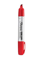 Sharpie Pro King Permanent Marker, Silver/Red