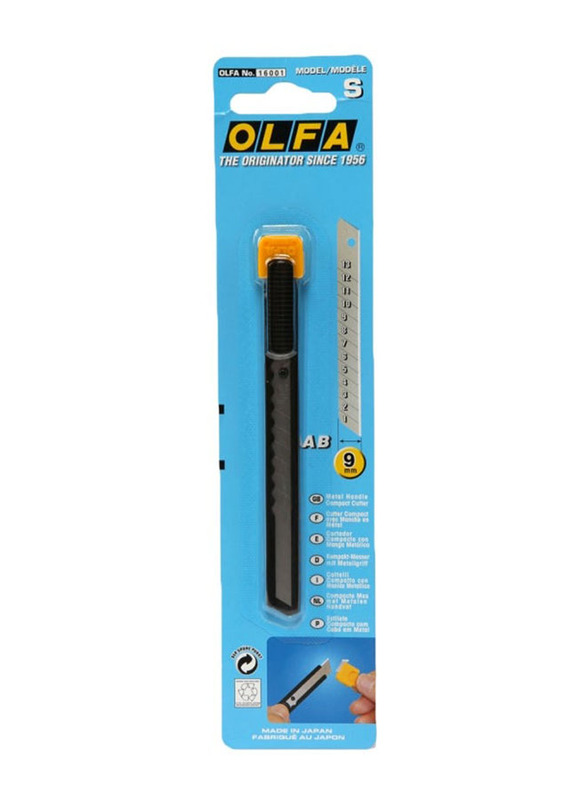 Olfa S Compact Cutter, Grey/Black