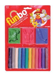 Funbo Modelling Clay With Mold Set, Multicolour