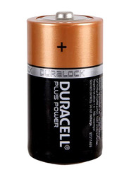 Duracell C2 Plus Power Long Lasting Battery Set, 2 Pieces, Gold/Black