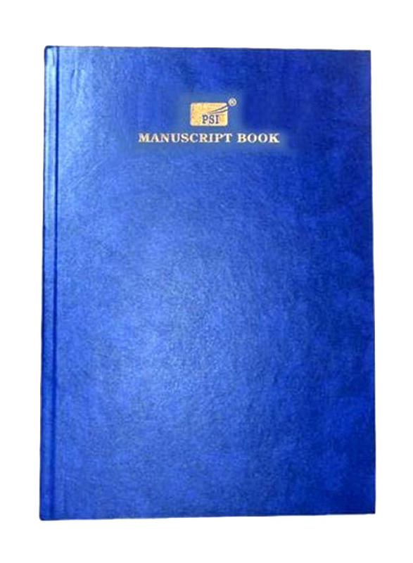 PSI Manuscript Note Book, A4 Size, Blue