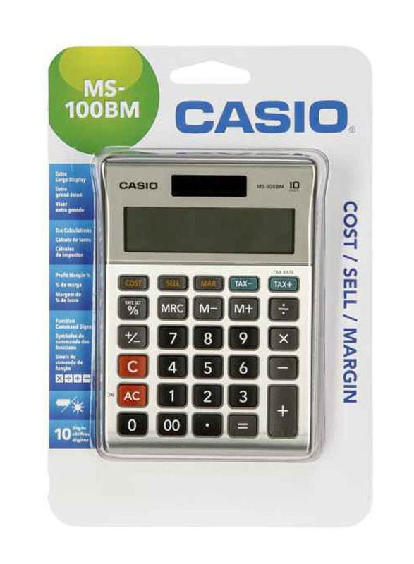Casio 10-Digit Financial Calculator, Multicolour