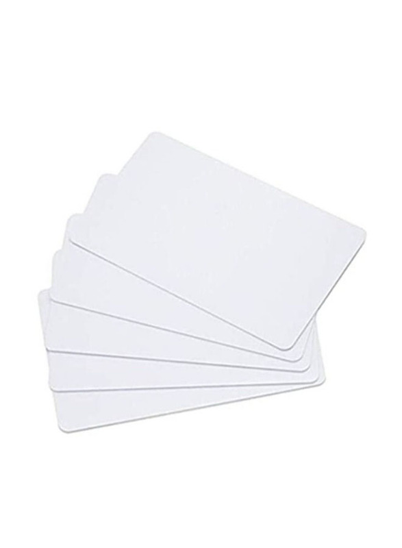 Plain PVC Cards, White