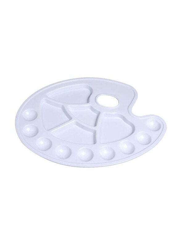 

Generic Plastic Paint Tray with Thumb Hole, White