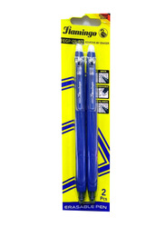 Flamingo 2-Piece Erasable Pen, Blue