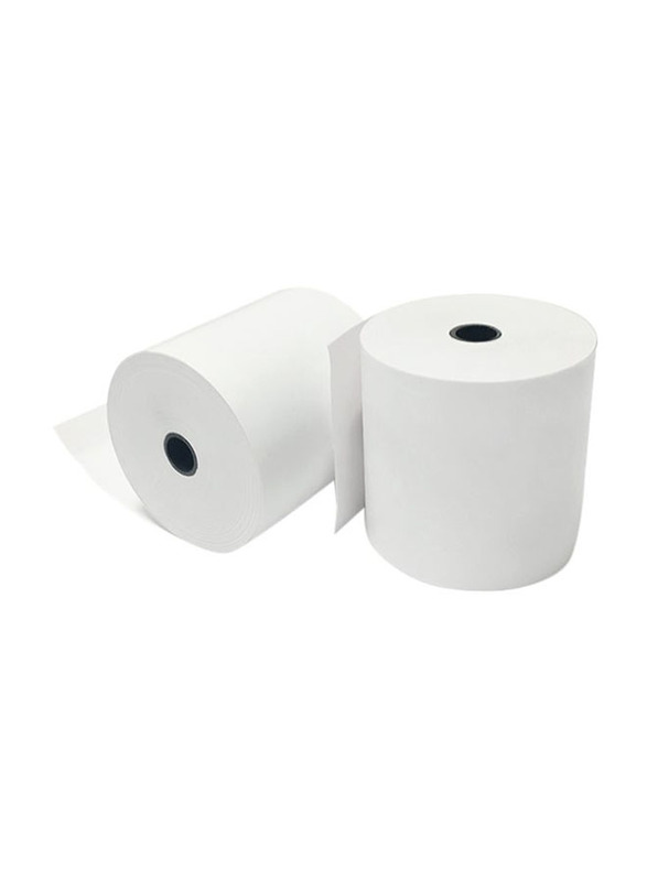 Pos Cash Machine Printer Rolls, 60 Pieces, 80 x 80mm, White