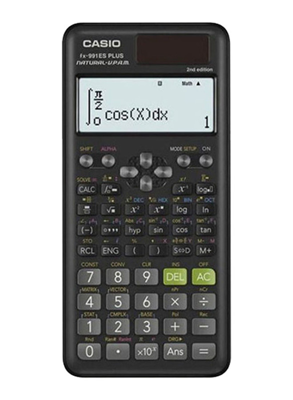 Casio FX-991ES Plus Scientific Calculator, Black