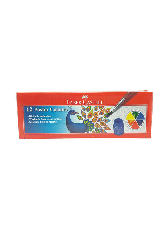 

Faber-Castell Poster Colour Set, 12 Shade, Multicolour