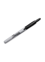 Sharpie 36-Piece Retractable Permanent Marker, Black/Silver