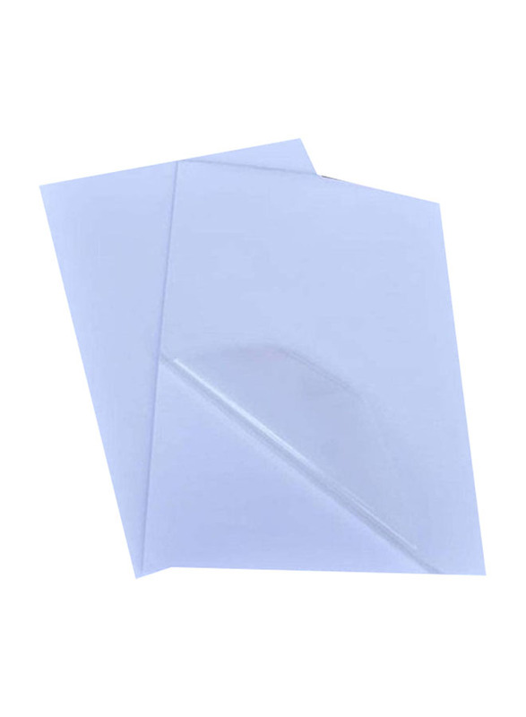 Jojo Self-Adhesive Stick Print Paper, A4 Size, 50 Sheets, White