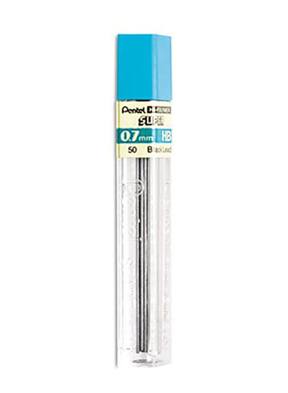 

Pentel 2-Piece Super Hi-Polymer Lead Refills, 0.7mm, HB, 12 Leads/Pack, Black