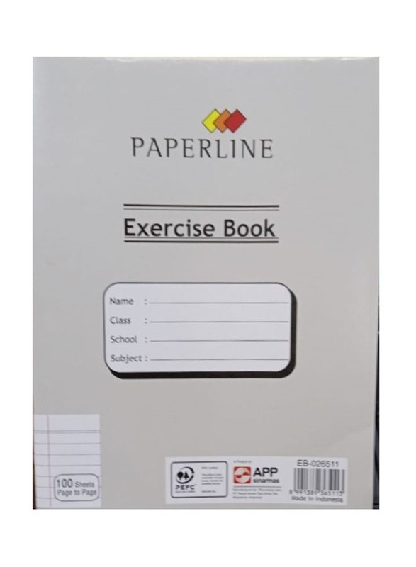 Paperline Page To Page Exercise Book, 6 Pieces, Assorted Colour