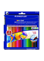 Staedtler Watercolour Wooden Pencil Set, 24 Pieces, Multicolour