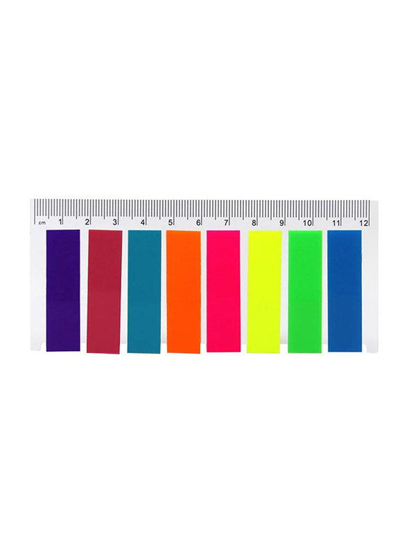 Creative Arrow Shaped Page Marker Colourful Index Tabs Fluorescent Sticky Notes Writable Labels, 20 Sheets, Multicolour