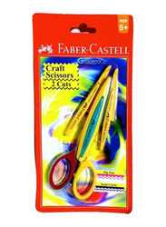 Faber-Castell 2 Cuts Craft Scissors, Multicolour