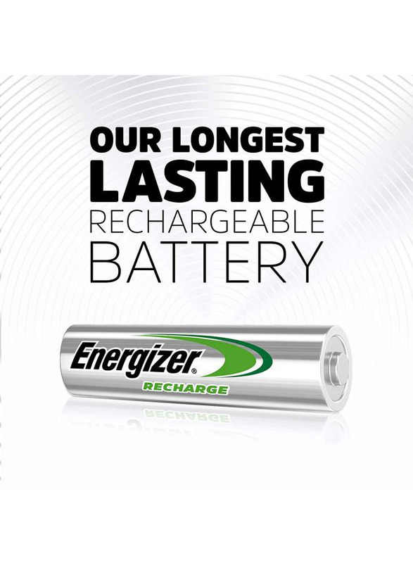 Energizer Mini Charger With Battery, Silver