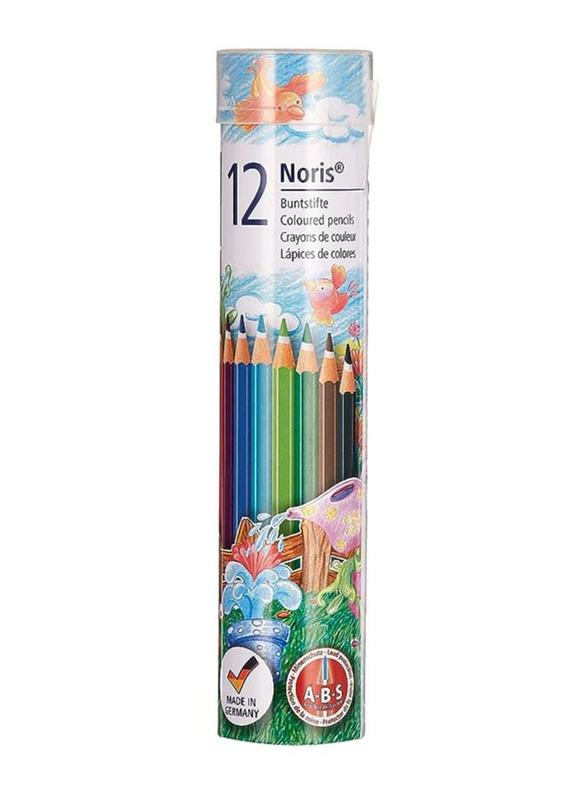 Staedtler Noris Colored Pencil Set, ST-185-MD12, 12 Pieces, Multicolour