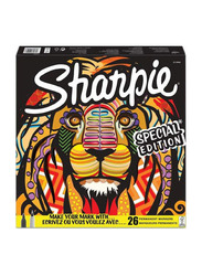 Sharpie 20-Piece Special Edition Permanent Marker Lion Pack, Multicolour