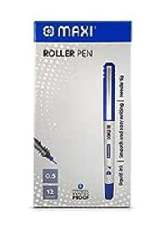 Maxi 12-Piece Rollerball Pen Set, Blue