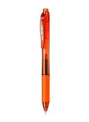 Pentel 0.5mm EnerGel Retractable Gel Pen Orange, Orange