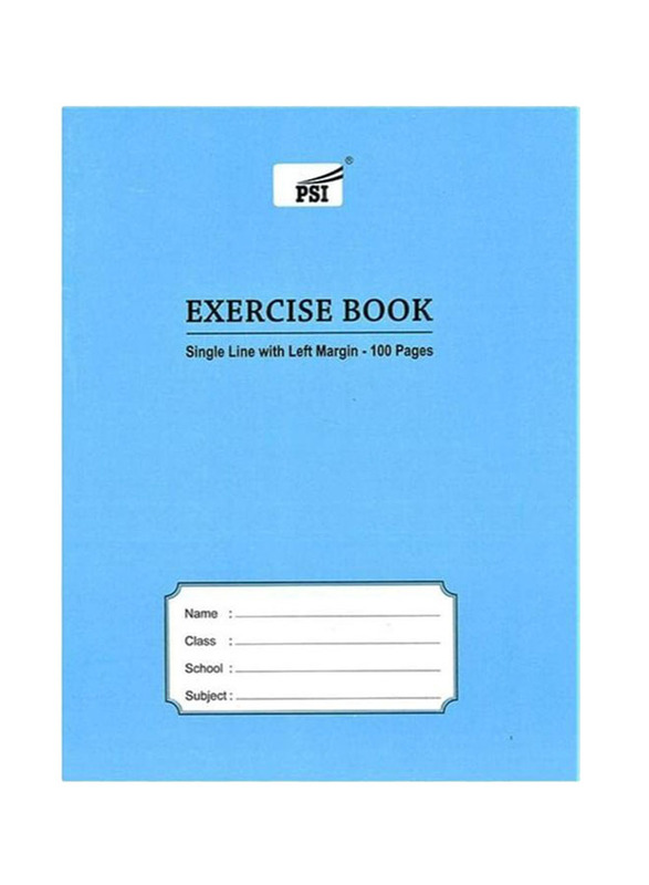Psi Single Line Exercise Notebook, 3 x 100 Pages