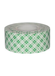 3M Scotch Indoor Mounting Double Sided Tape, White/Green
