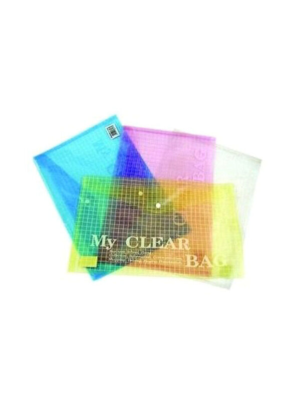 

Modest 12-Piece W209L F/S Assorted My Clear Bag, Multicolour