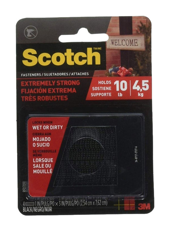 Scotch Brite Extremely Strong Fastener, Black