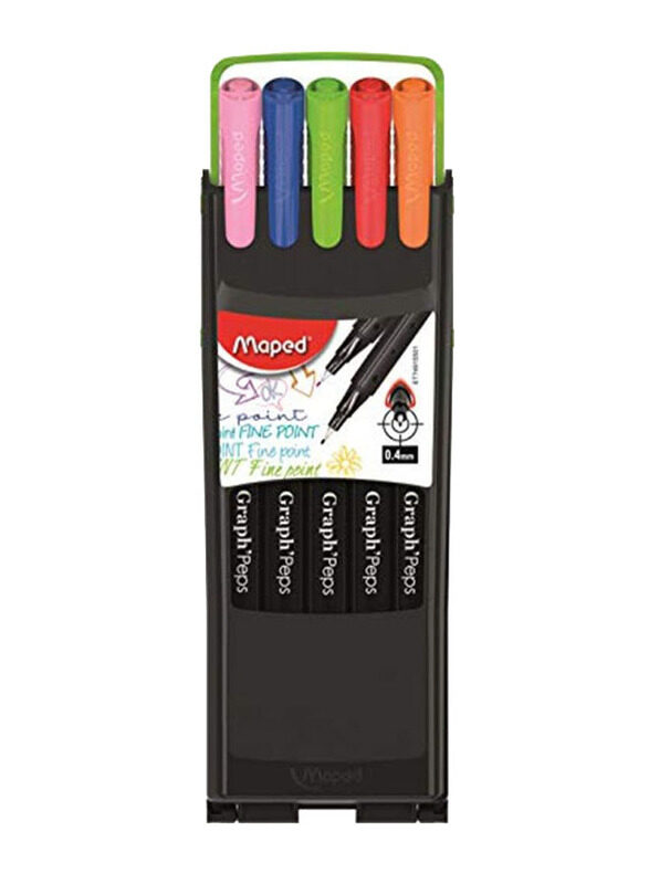 

Maped Peps Fine Tipped Pens, 10 Pieces, Multicolour