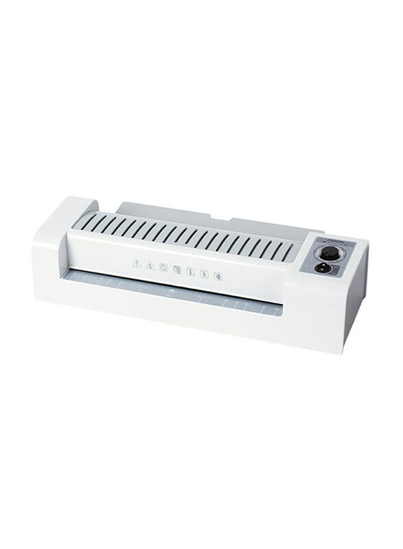 Deli A3 80-200mic Adjustable Heat And Cold Laminator, White