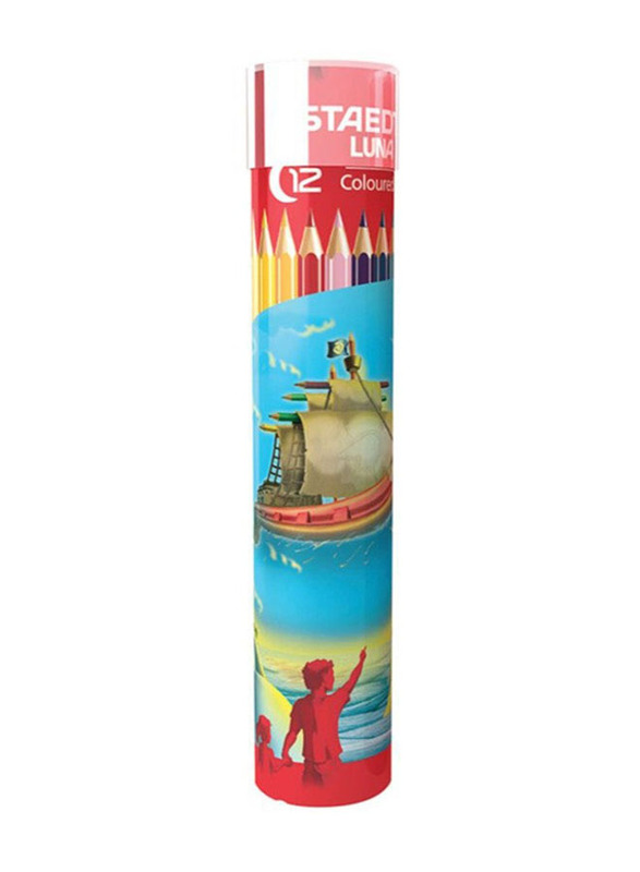 Staedtler Cylinder Luna Colour Pencil Set, 12 Pieces, Multicolour