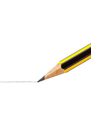 Staedtler Noris Pencil with Rubber, Black/Yellow