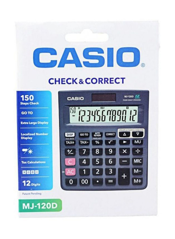 Casio 12-Digit Financial And Business Calculator, Grey