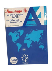 Flamingo Multi-Purpose Photocopy Paper, 5 x 500 Sheets, 80 GSM, A4 Size, White
