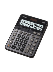 Casio 10-Digit Desktop Calculator, DS-1B-GD-W-DH, Silver/Black