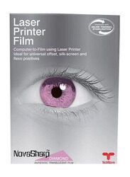 Terabyte Laser Positive Film for Exposing Screen, 100 Sheets, A4 Size, Diamond