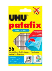 UHU Transparent Glue Pads, 56 Pieces, Clear
