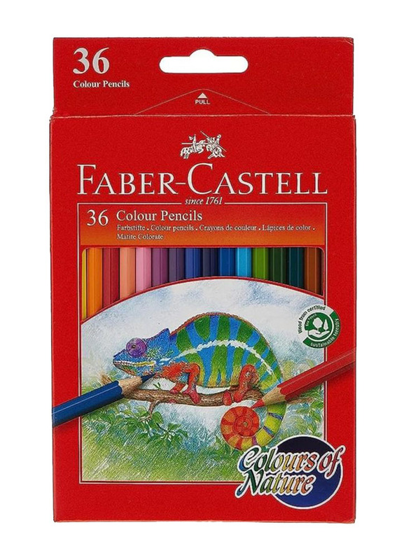 Faber-Castell Nature Colour Pencils Set, 36 Pieces, Multicolour