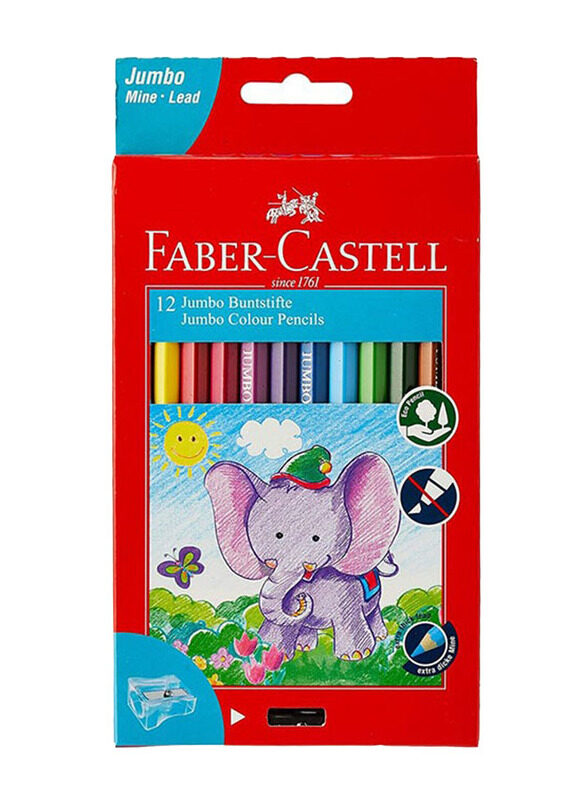 

Faber-Castell Jumbo Colour Pencil, 1 Piece, Multicolour