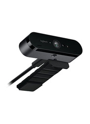 Renewed - Brio 4K Ultra HD Webcam, Black
