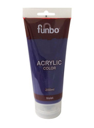 Funbo Acrylic Tube, 200ml, 91 Violet