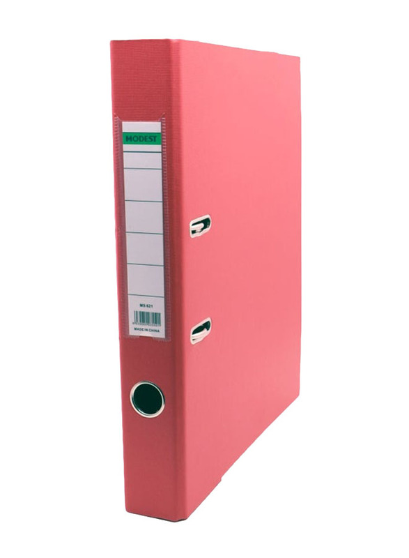 Modest Narrow Box File Folder, Pink
