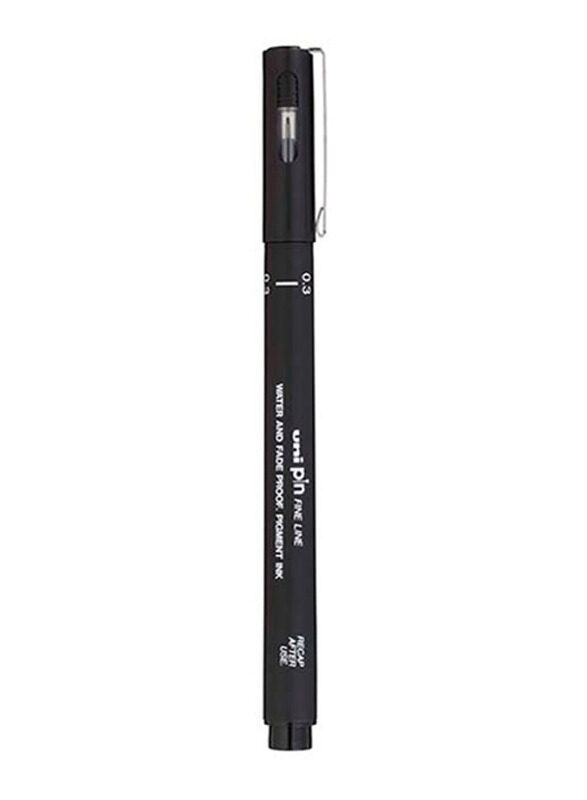 Uniball 12-Piece Uni Pin Fineliner Pen Set, Black