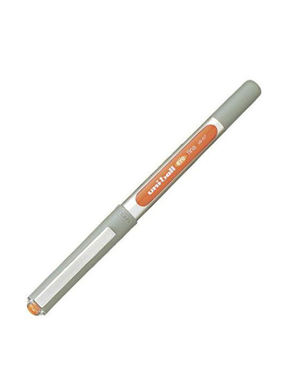 Mitsubishi Uni-ball Eye Fine Rollerball Pen, Orange