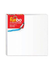 Funbo Stretched Canvas, 30 x 30cm, 380GSM, 4 Pieces, White