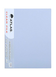 Atlas 40 Pockets A4 Size File Presentation Book, Atcl012, 6 Pieces, Multicolour