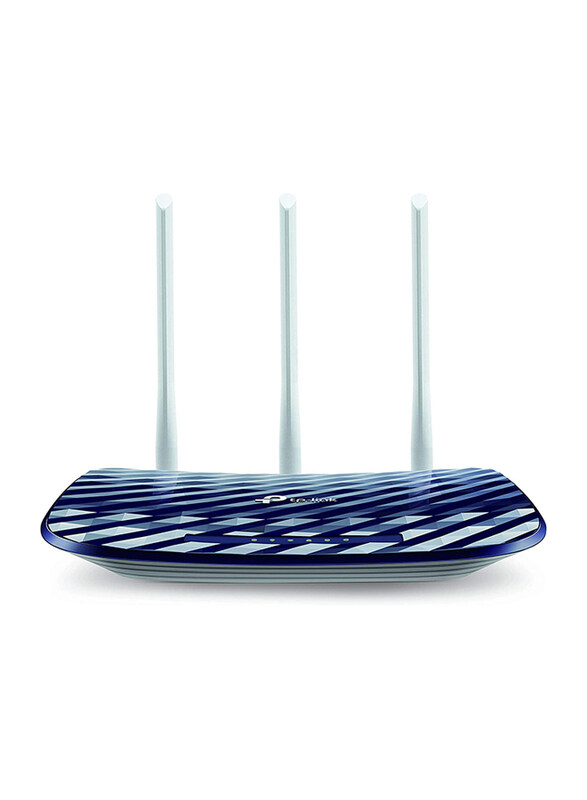 

TP-Link Archer C20 433Mbps + 300Mbps Dual Band Wi-Fi Router, AC750, Blue