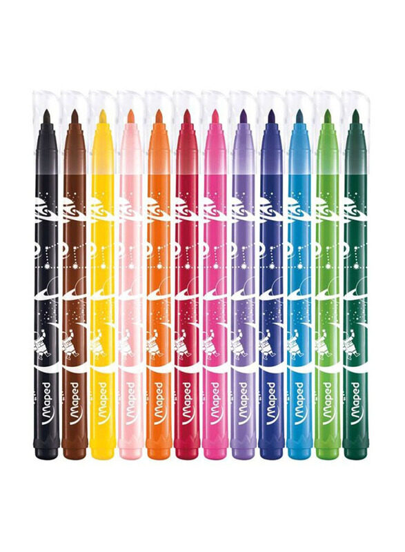 

Maped Cosmic Colouring Pen Set, 12 Pieces, Multicolour
